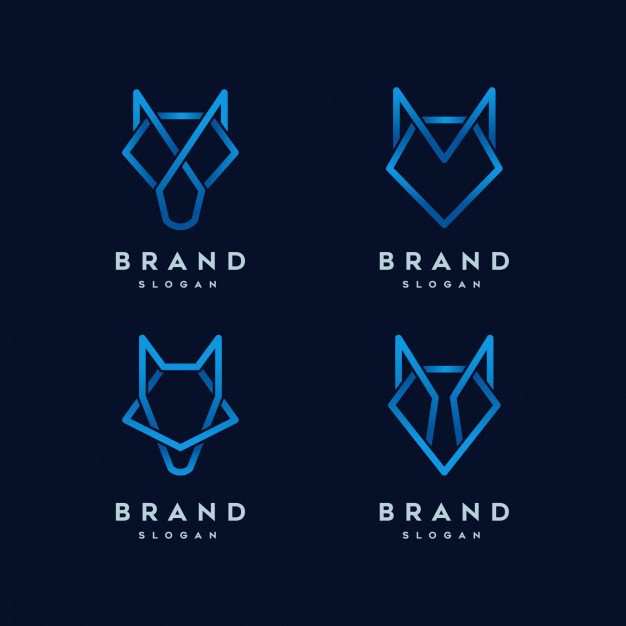 pix Abstract Wolf Logo