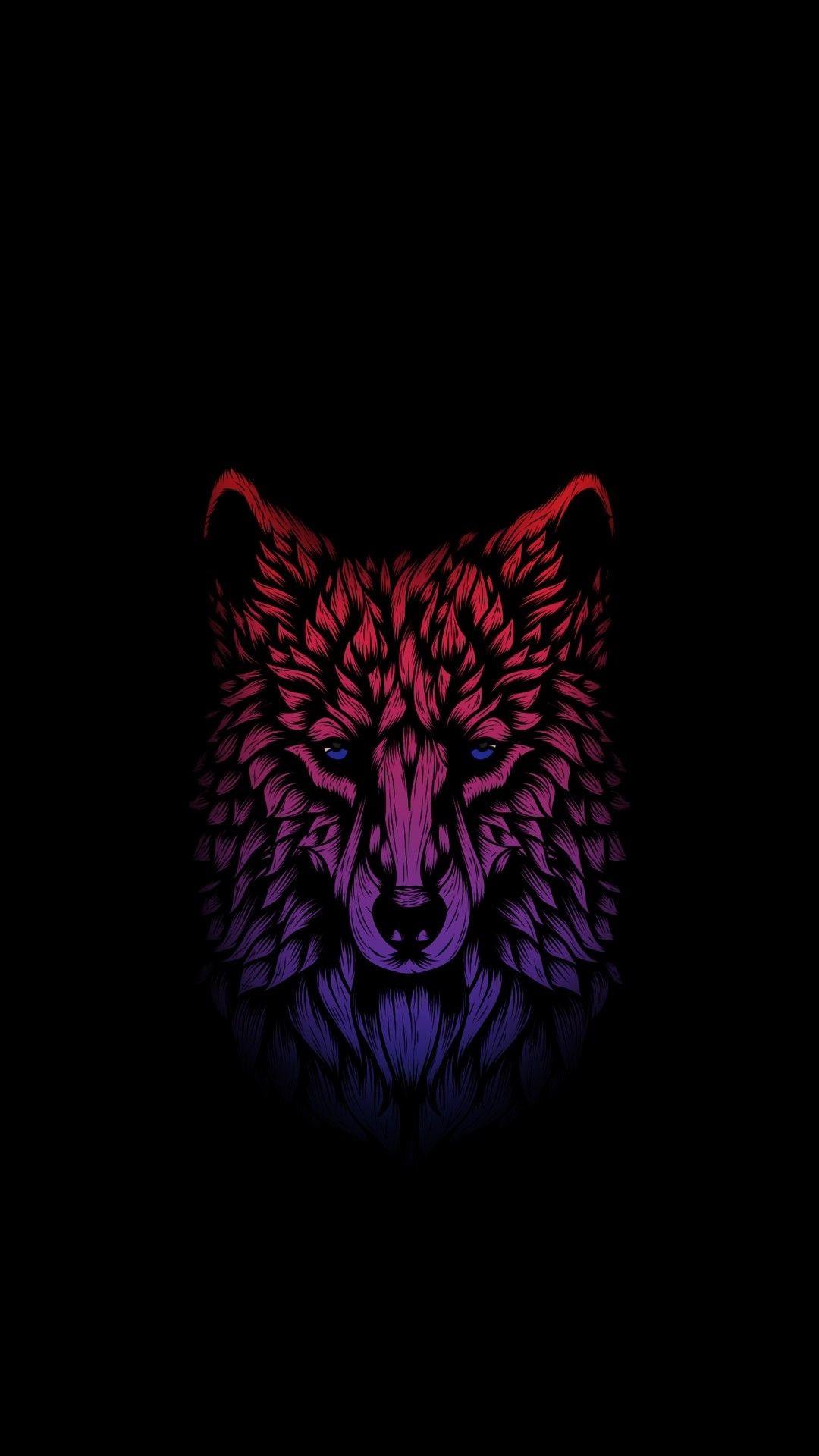 wallpapers Abstract Wolf Phone Wallpaper