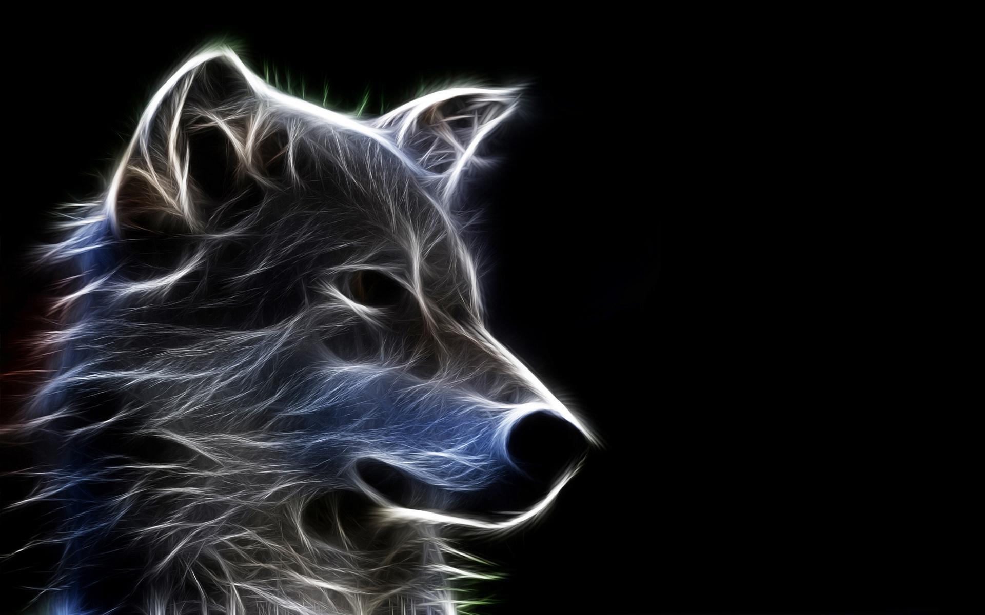 picture Abstract Wolf Phone Wallpaper