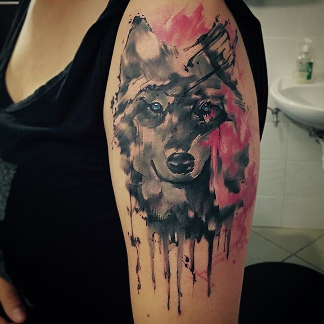 Featured image of post Abstract Wolf Tattoo Designs