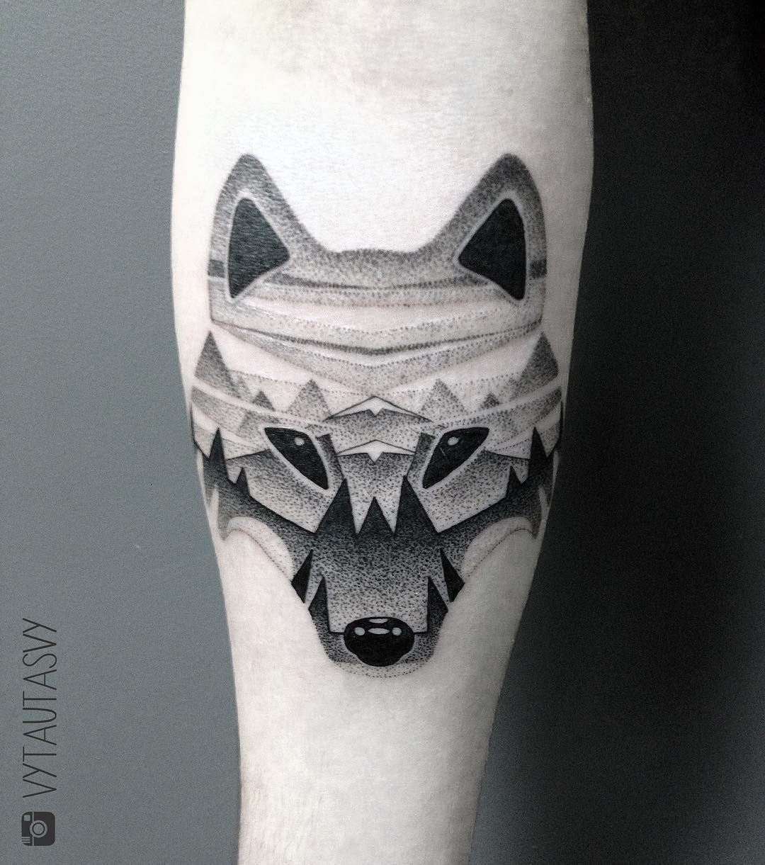 wallpapers Abstract Wolf Tattoo Designs