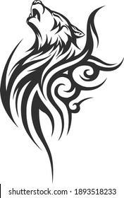 pics Abstract Wolf Tattoo Designs