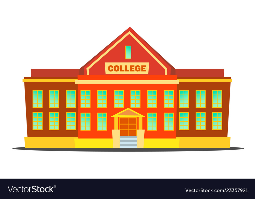 pix Building College Vector