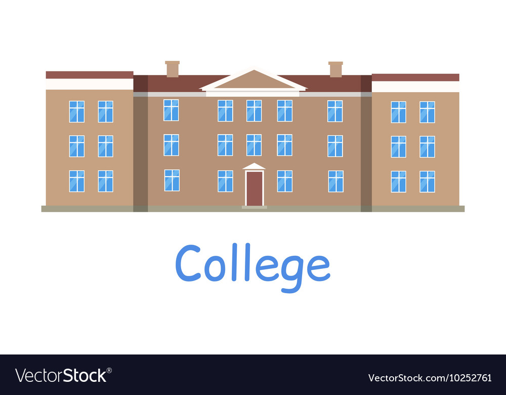 pix Building College Vector