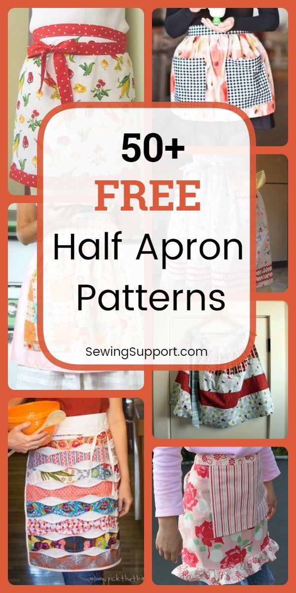 wallpapers Diy Half Apron Pattern