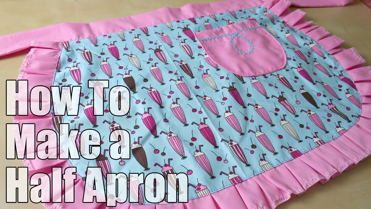 photo Diy Half Apron Pattern