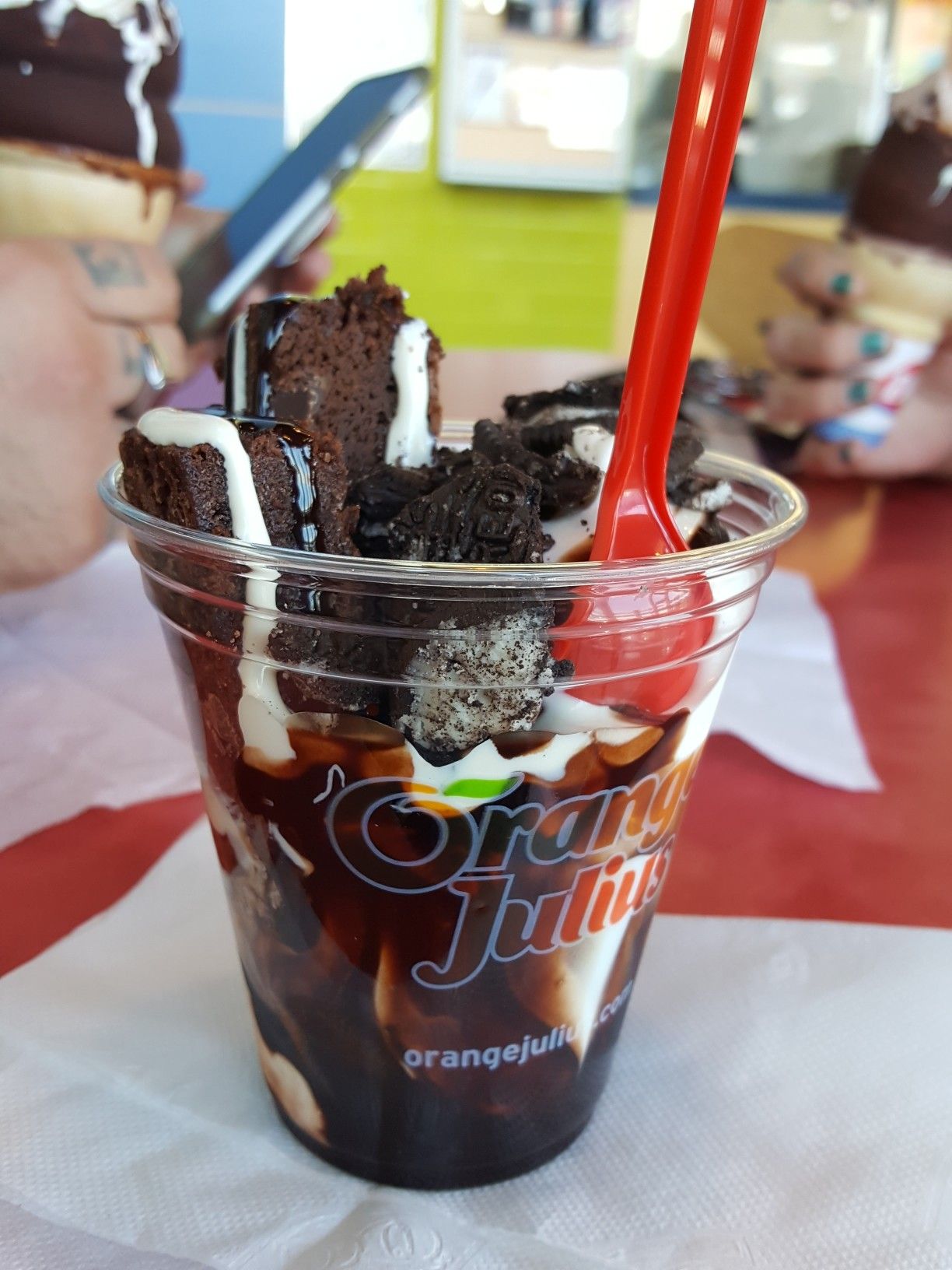 pics Dq Brownie Oreo Cupfection