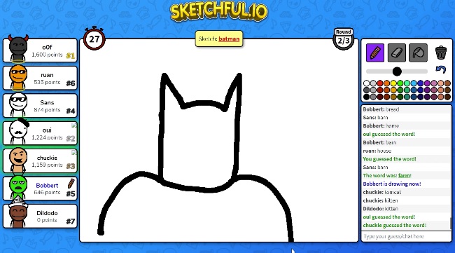 picture Draw Together Online Game