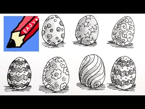 images Easy Easter Egg Designs Drawings