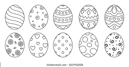 picture Easy Easter Egg Designs Drawings