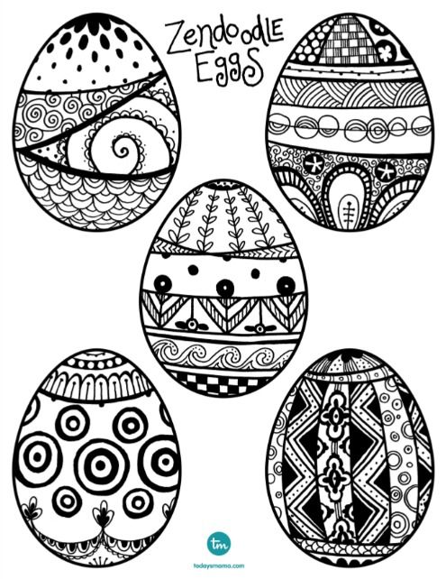 photo Easy Easter Egg Designs Drawings