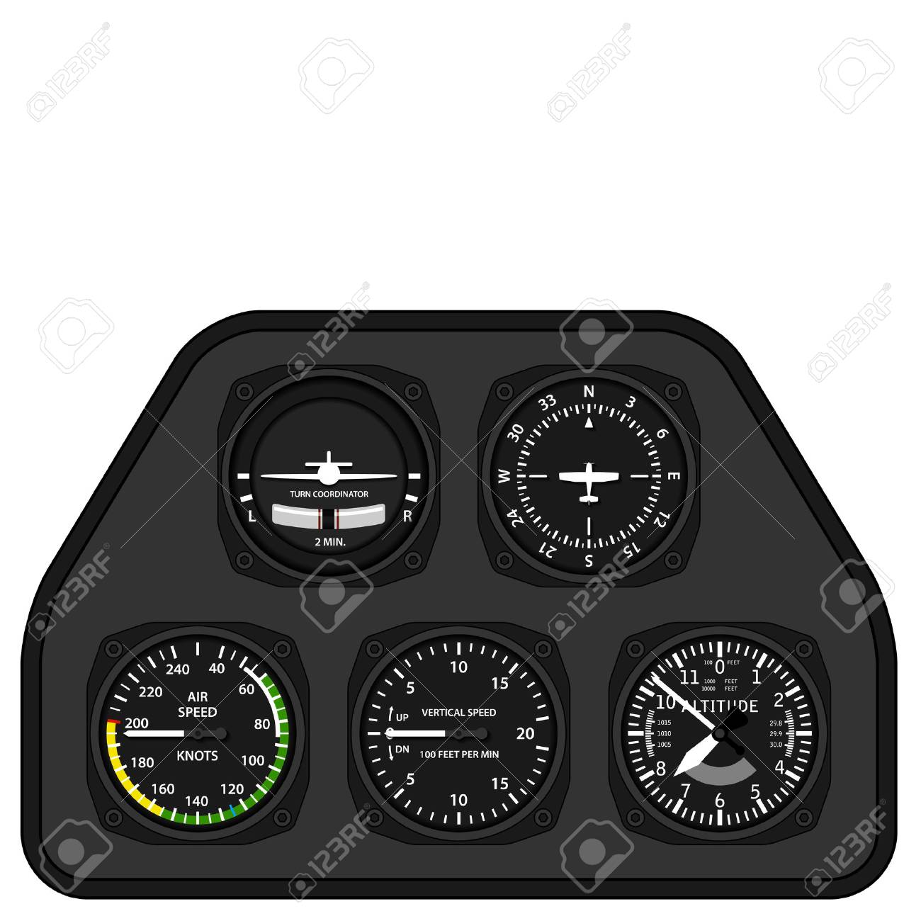 photo Flight Vector Dashboard