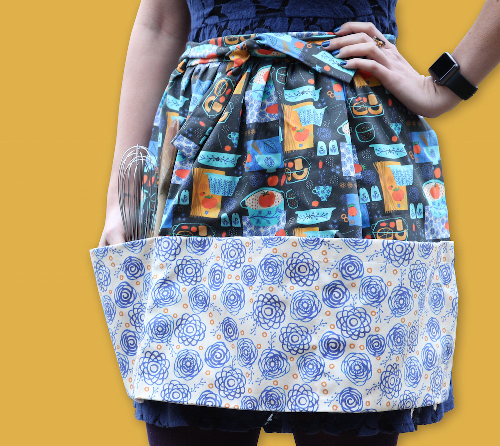 picture Half Apron Sewing Pattern