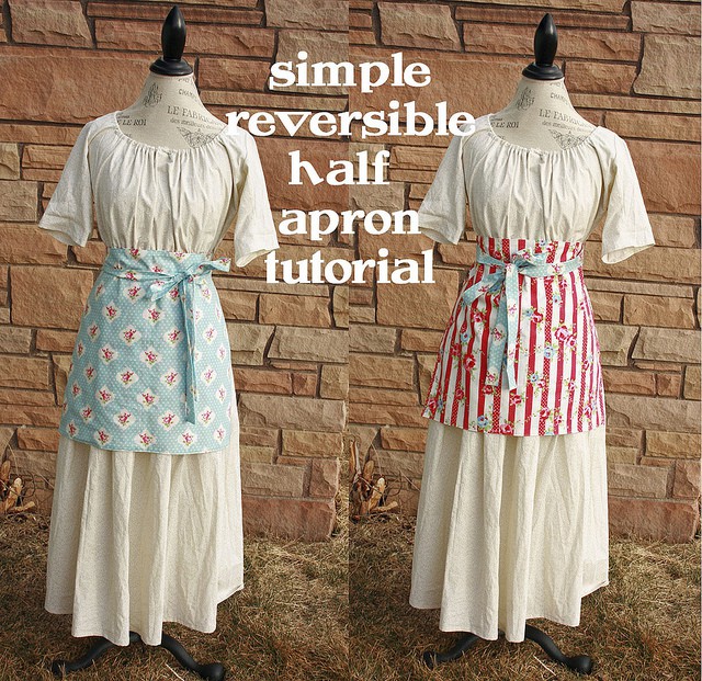 pic Half Apron Sewing Pattern