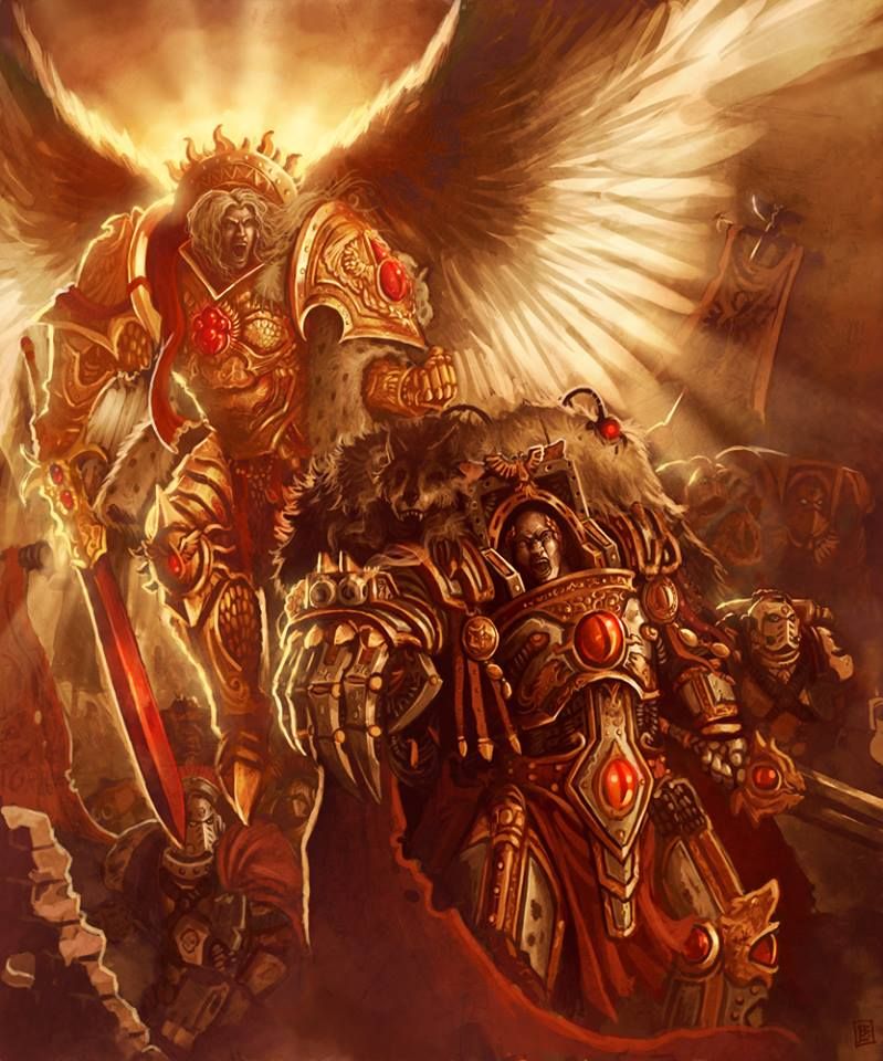 pix Horus Heresy Sanguinius Art