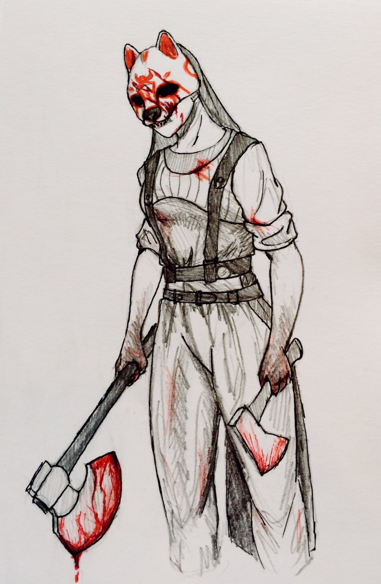 pix Huntress Dbd Drawing