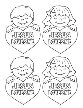 pic Jesus Loves Me Craft Ideas