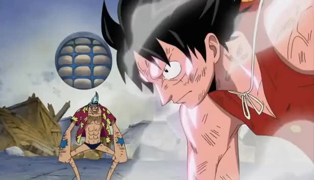 pic Luffy Vs Rob Lucci Gif