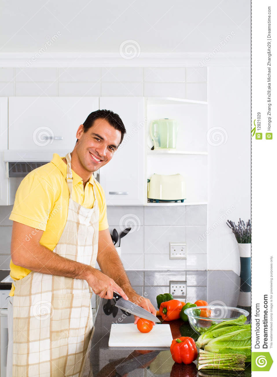 photo Man Cooking Stock Photos