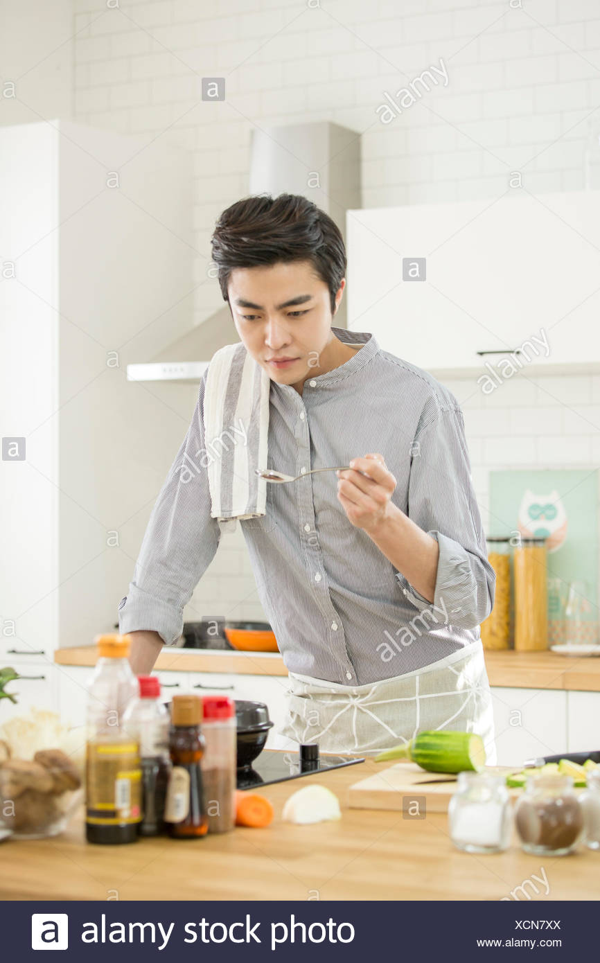 picture Man Cooking Stock Photos