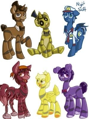 pic My Little Pony Foxy Five Nights At Freddy's