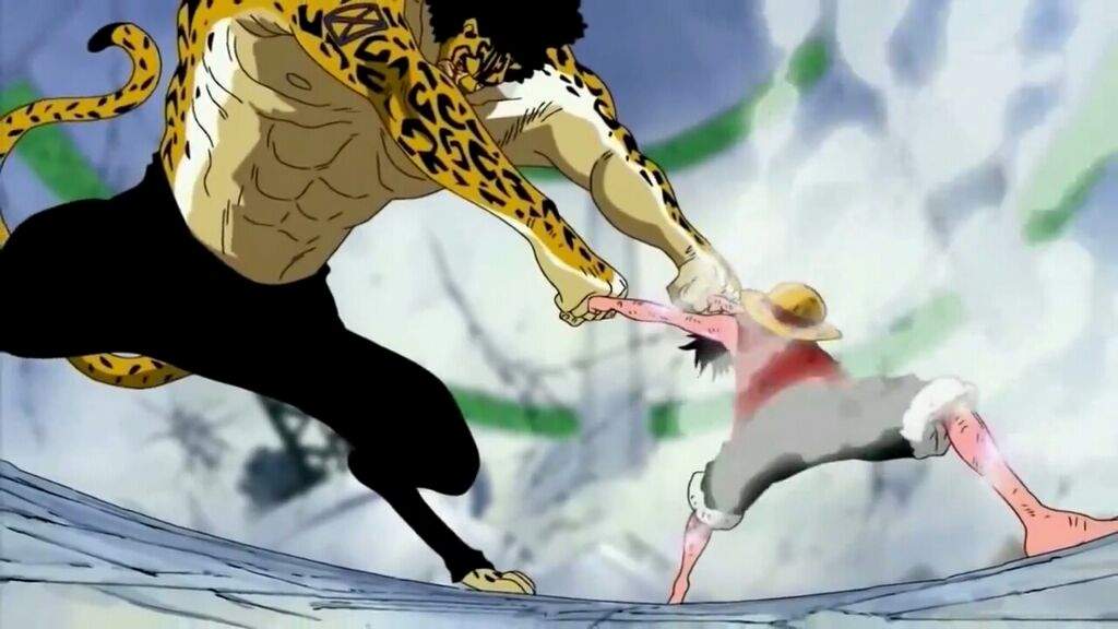 images One Piece Luffy Vs Rob Lucci