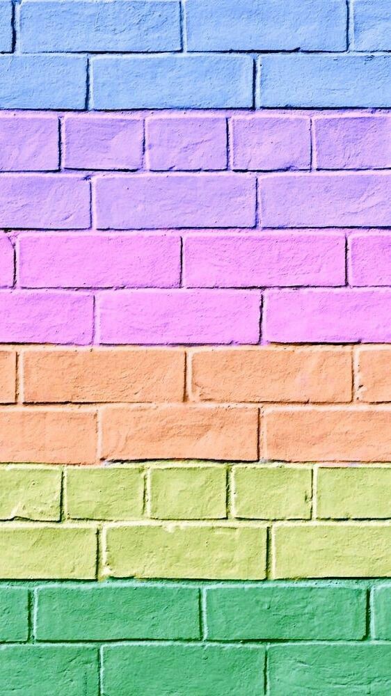 pix Pastel Brick Wallpaper Iphone