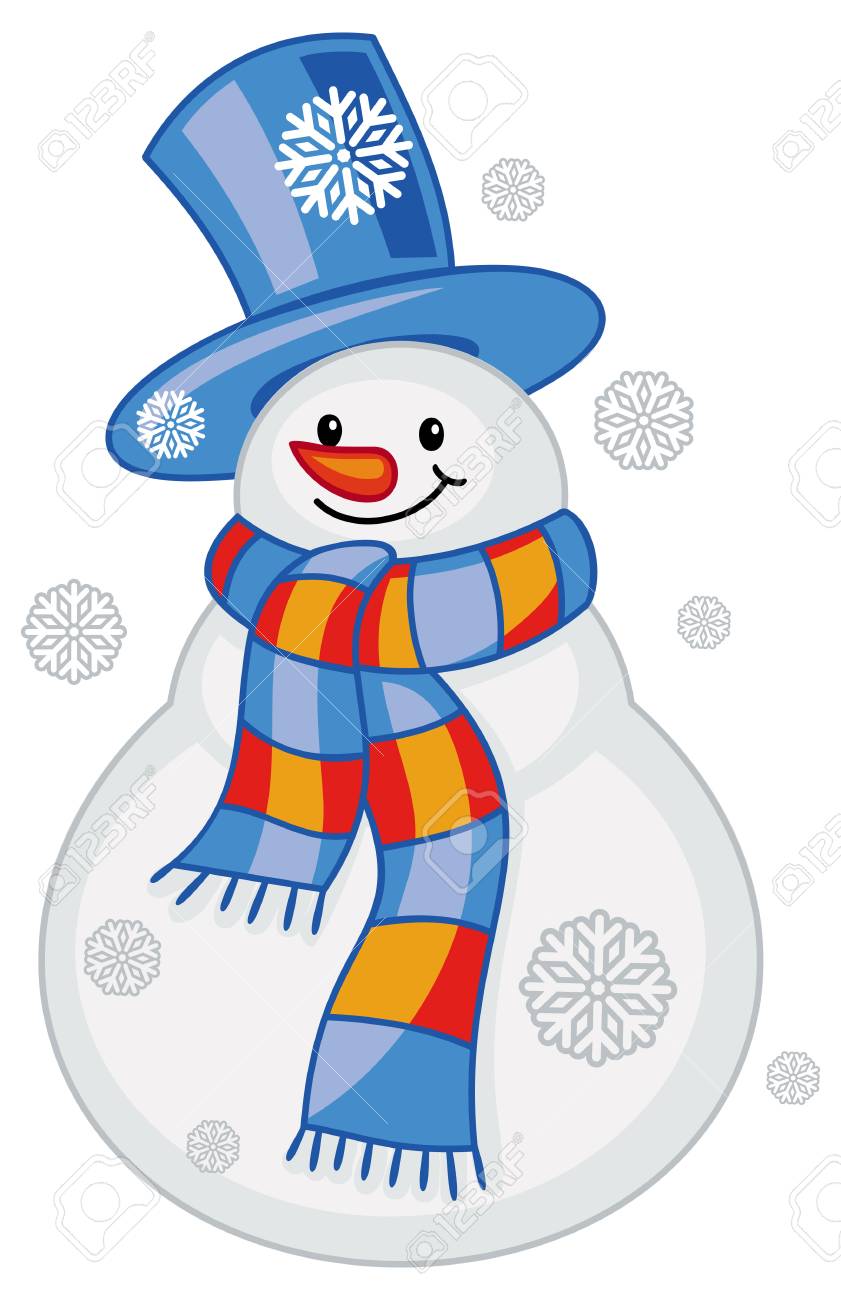 pics Picture Of Snowman With Scarf