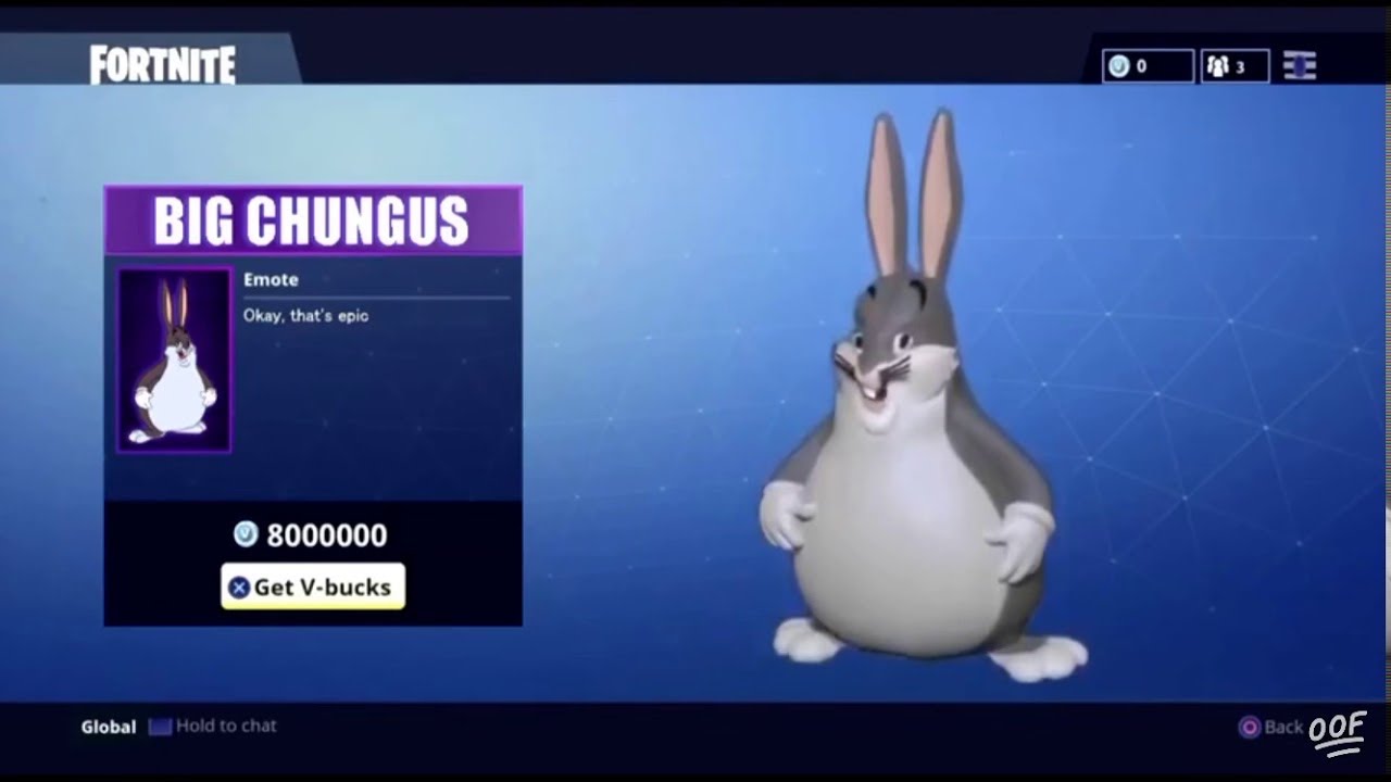 pics Pictures Of Big Chungus From Fortnite