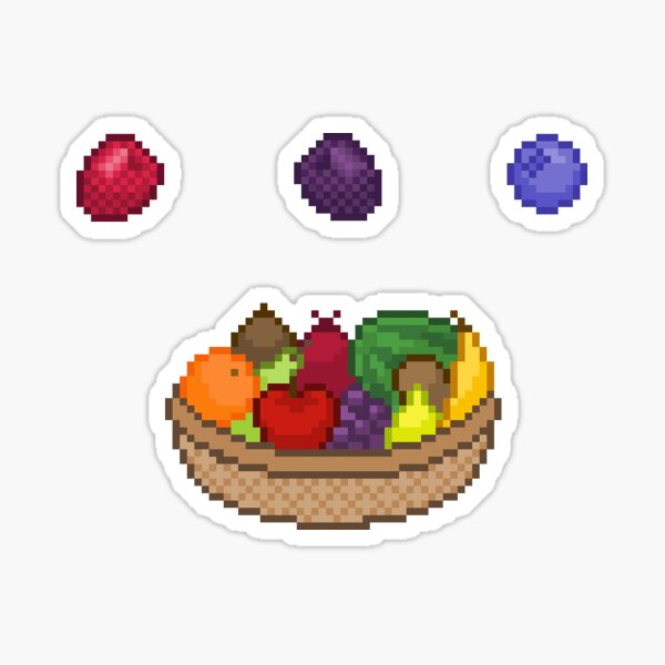 picture Pixel Fruit Basket