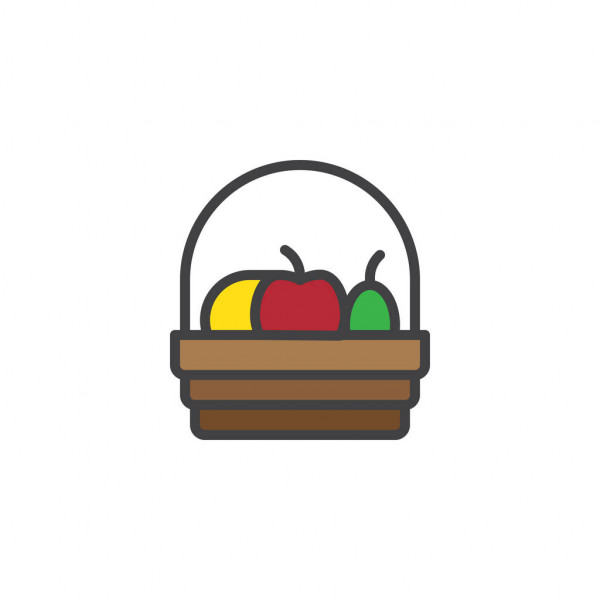 picture Pixel Fruit Basket