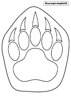 Featured image of post Polar Bear Paw Print Template