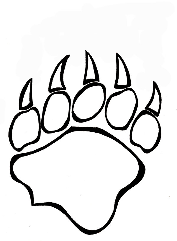 pix Polar Bear Paw Print Template