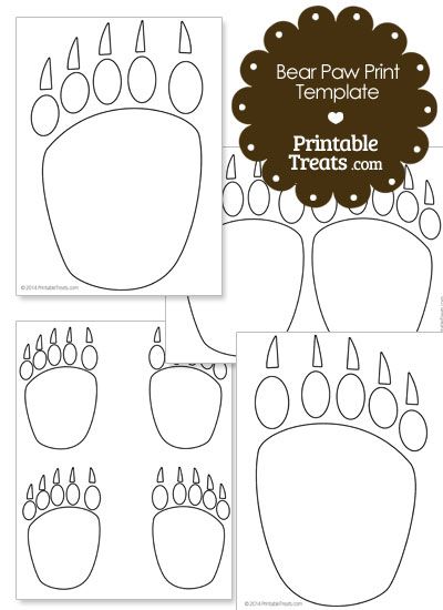 pic Polar Bear Paw Print Template