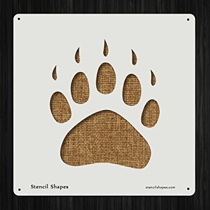 pix Polar Bear Paw Print Template