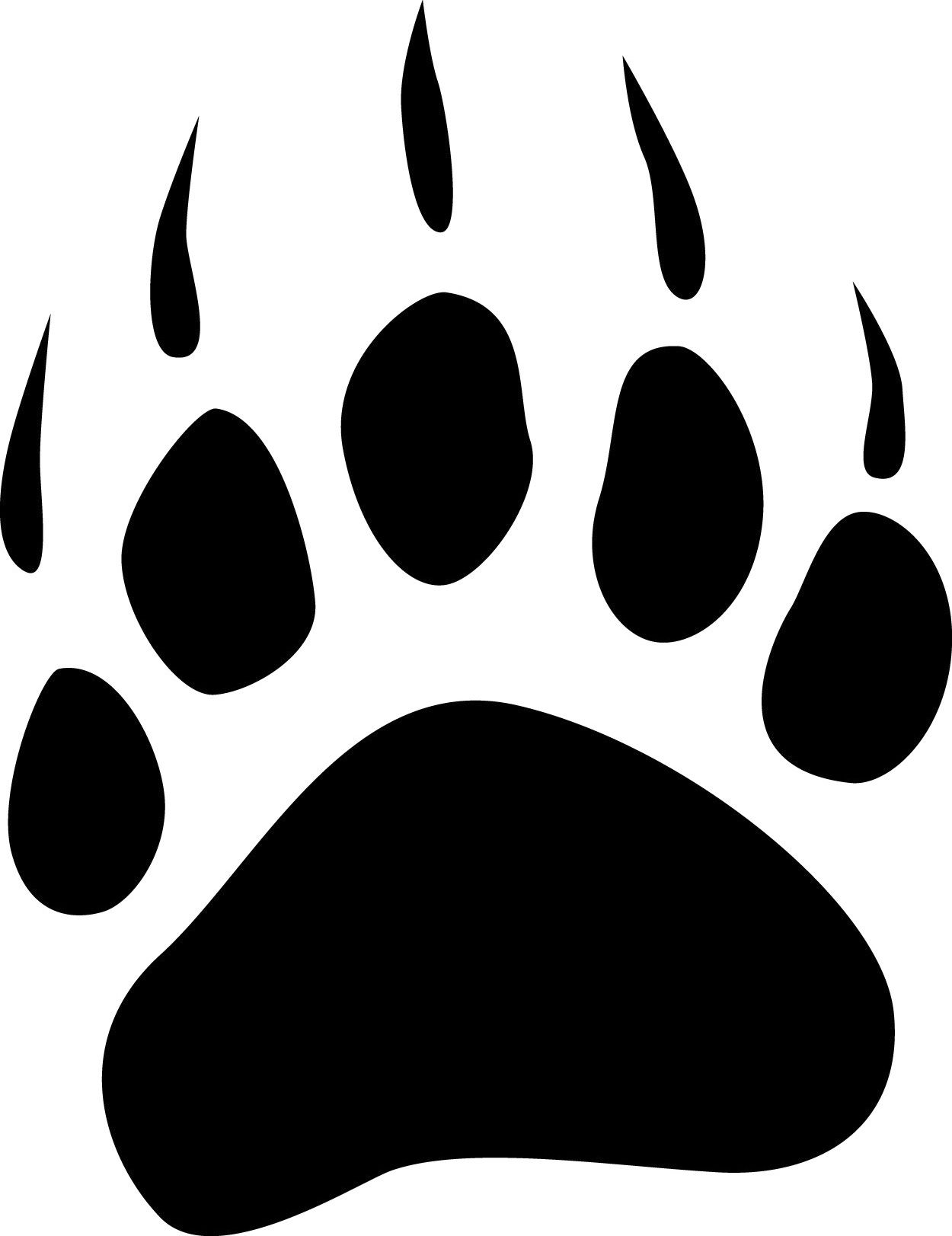 images Polar Bear Paw Print Template