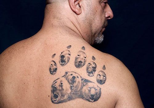 pic Polar Bear Paw Tattoo