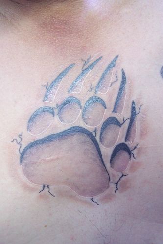 photo Polar Bear Paw Tattoo