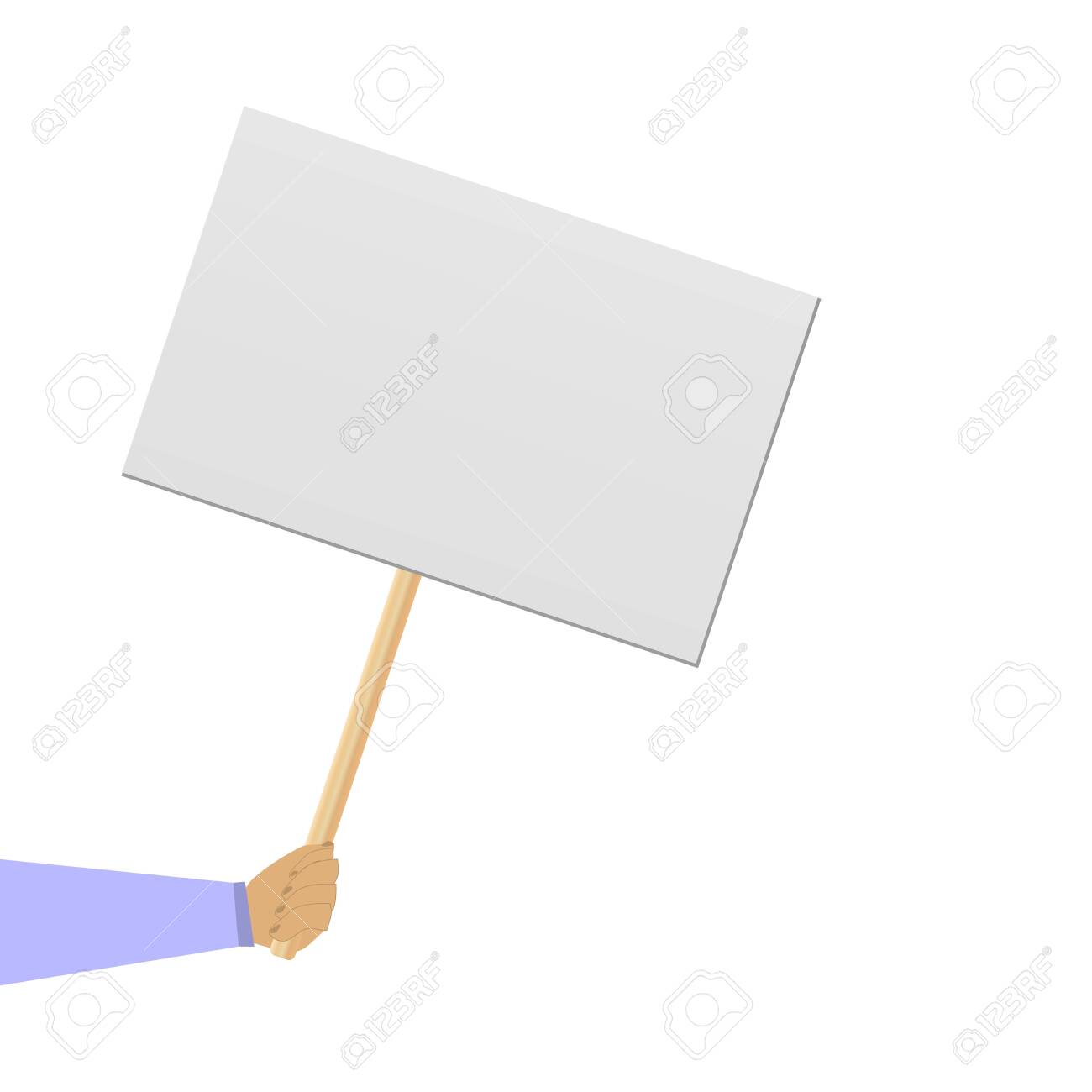 pix Sign On A Stick Clipart