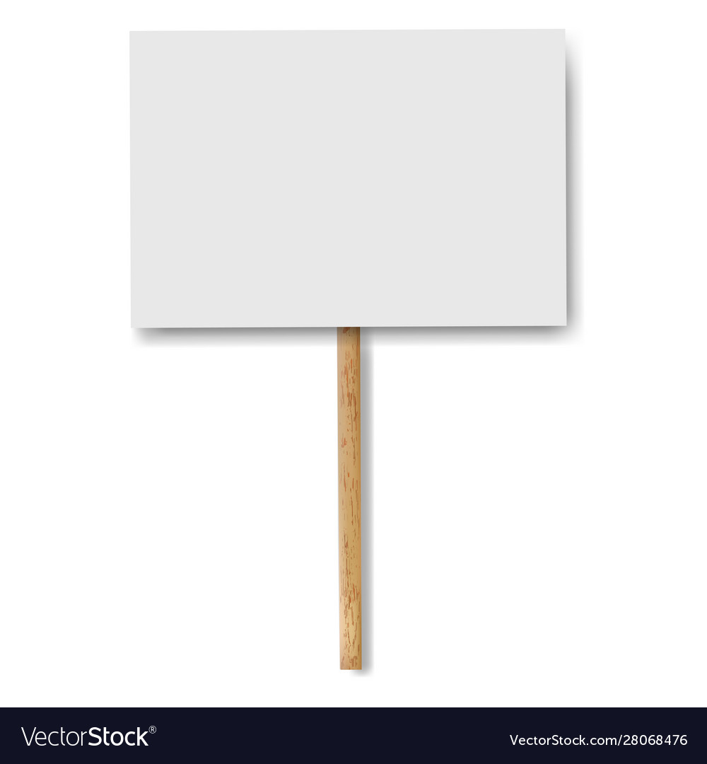 picture Sign On A Stick