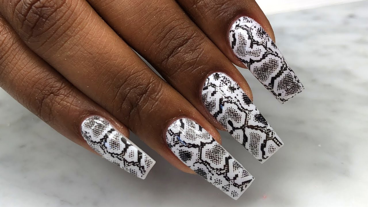 Featured image of post Snake Print Acrylic Nails