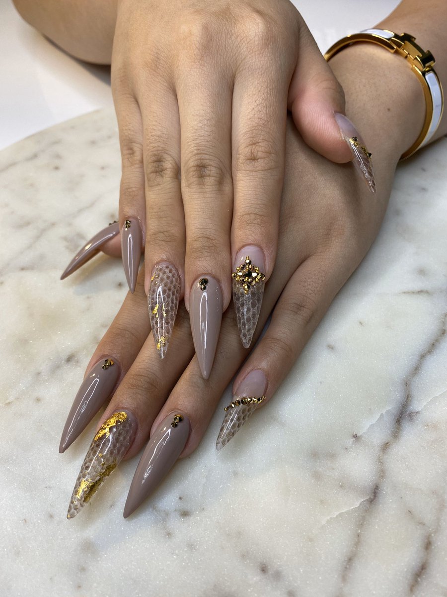 images Snakeskin Acrylic Nails