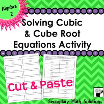 pics Solving Cubic And Cube Root Equations