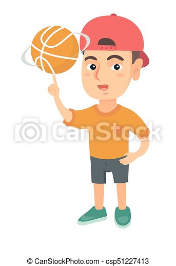 photo Spinning Basketball On Finger Cartoon